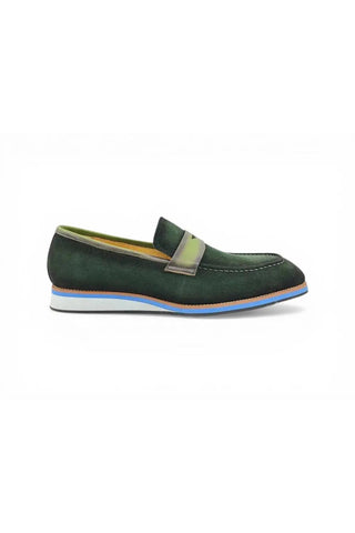 Carrucci KS550-01S Suede Penny Loafer