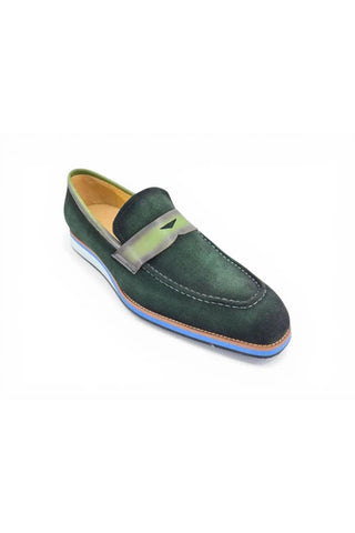 Carrucci KS550-01S Suede Penny Loafer
