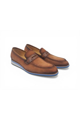Carrucci KS550-01S Suede Penny Loafer
