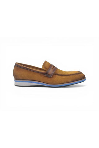 Carrucci KS550-01S Suede Penny Loafer