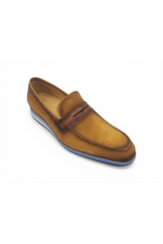 Carrucci KS550-01S Suede Penny Loafer