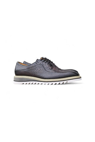 Carrucci KS550-05E Embossed Leather Oxford-AmbrogioShoes