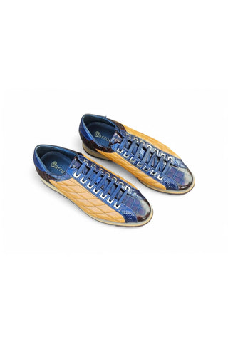 Carrucci KS626-02CE Embossed Leather Sneaker
