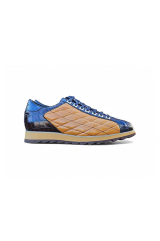 Carrucci KS626-02CE Embossed Leather Sneaker