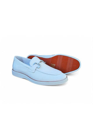 Carrucci KS660-01 Leather Horse-Bit Loafer