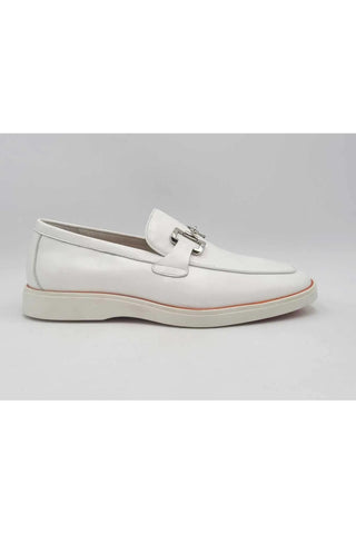 Carrucci KS660-01 Leather Horse-Bit Loafer