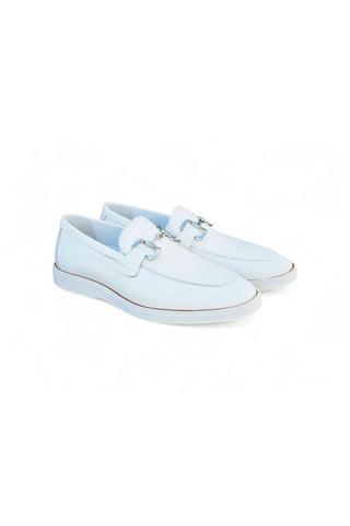 Carrucci KS660-01 Leather Horse-Bit Loafer