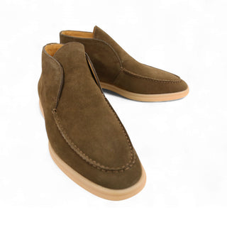 Carrucci KS715-03S Men's Shoes Soft Suede Leather Ankle Boot (CAR1015)-AmbrogioShoes