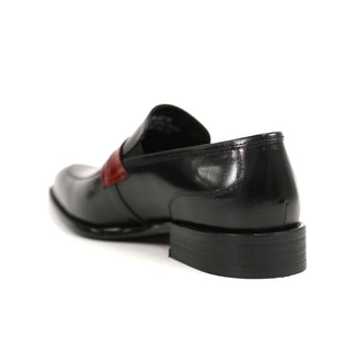 Carrucci Men's Shoes Calf-Skin Leather Penny Loafer (CAR1001)-AmbrogioShoes