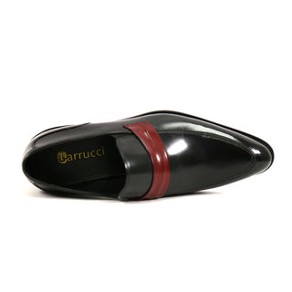 Carrucci Men's Shoes Calf-Skin Leather Penny Loafer (CAR1001)-AmbrogioShoes