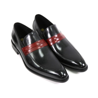 Carrucci Men's Shoes Calf-Skin Leather Penny Loafer (CAR1001)-AmbrogioShoes