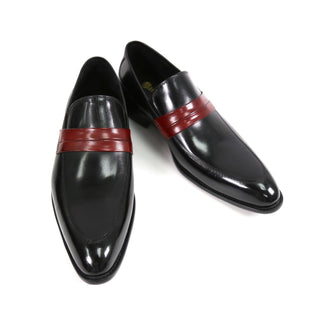 Carrucci Men's Shoes Calf-Skin Leather Penny Loafer (CAR1001)-AmbrogioShoes