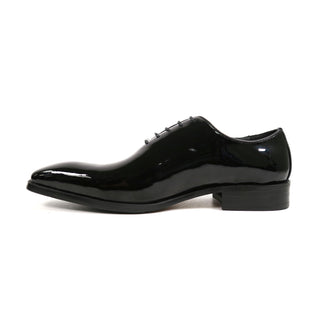 Carrucci Men's Shoes Patent Leather Whole cut Oxford (CAR1006)-AmbrogioShoes