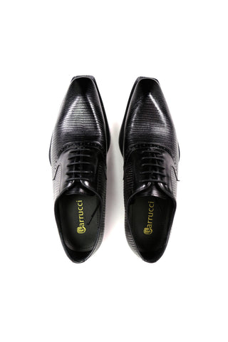 Carrucci Milano Lizard Embossed Leather Oxford (CAR1013)-AmbrogioShoes