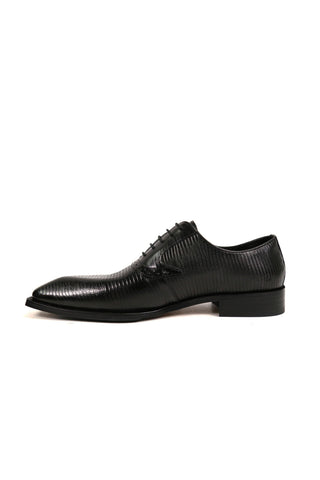 Carrucci Milano Lizard Print Leather Oxford (CAR1013)-AmbrogioShoes