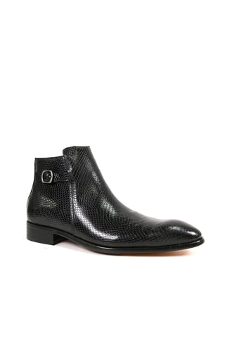 Carrucci Python Print Buckle Boot(CAR1025)-AmbrogioShoes