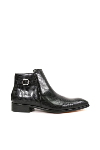 Carrucci Python Print Buckle Boot(CAR1025)-AmbrogioShoes