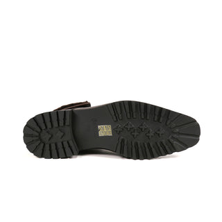 Carrucci Suede / Faux Shearling Rugged Combat Boot-AmbrogioShoes