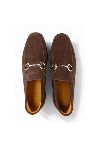 Carrucci Suede Horsebit Ankle Boot (CAR1011)-AmbrogioShoes