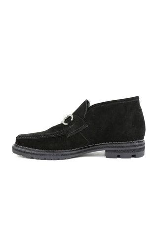 Carrucci Suede Horsebit Ankle Boot (CAR1011)-AmbrogioShoes