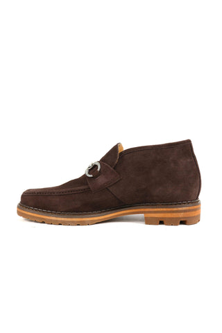Carrucci Suede Horsebit Ankle Boot (CAR1011)-AmbrogioShoes