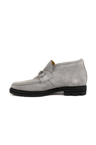 Carrucci Suede Horsebit Ankle Boot (CAR1011)-AmbrogioShoes