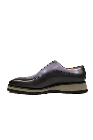 Carrucci Two-Tone Calf-Skin Leather Lightweight Whole cut Oxford (CAR1008)-AmbrogioShoes
