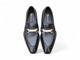 Carrucci Verona Leather Horse-Bit Loafer