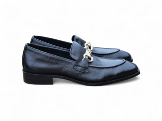 Carrucci Verona Leather Horse-Bit Loafer