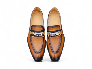 Carrucci Verona Leather Horse-Bit Loafer