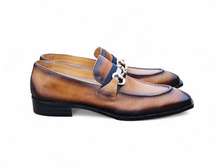 Carrucci Verona Leather Horse-Bit Loafer