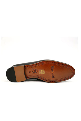 Carrucci Victor Pebble Grain Leather Slip-On Horsebit Moccasin Loafer (CAR1008)-AmbrogioShoes