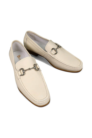 Carrucci Victor Pebble Grain Leather Slip-On Horsebit Moccasin Loafer (CAR1008)-AmbrogioShoes