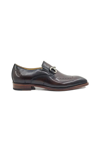 Carruci KL901-01 Leather Horse-Bit Loafer-AmbrogioShoes