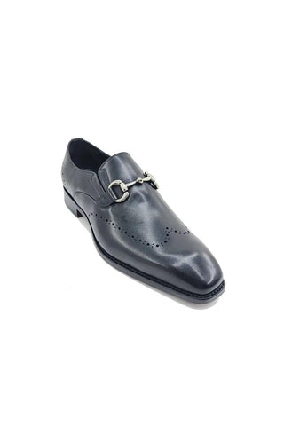 Carruci KL901-01 Leather Horse-Bit Loafer-AmbrogioShoes