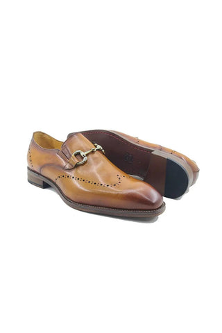 Carruci KL901-01 Leather Horse-Bit Loafer-AmbrogioShoes