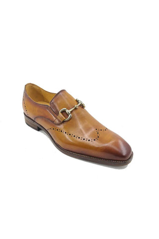Carruci KL901-01 Leather Horse-Bit Loafer-AmbrogioShoes