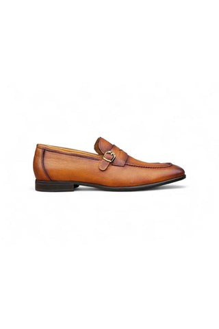Carruci KS223-06 Leather Penny Loafer-AmbrogioShoes