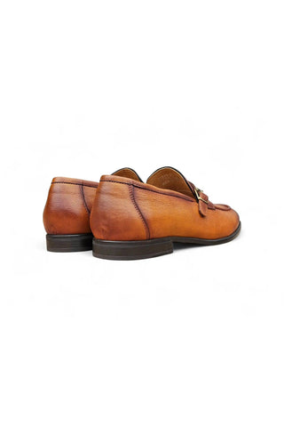 Carruci KS223-06 Leather Penny Loafer-AmbrogioShoes