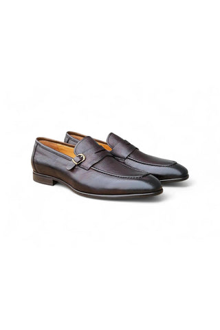 Carruci KS223-06 Leather Penny Loafer-AmbrogioShoes