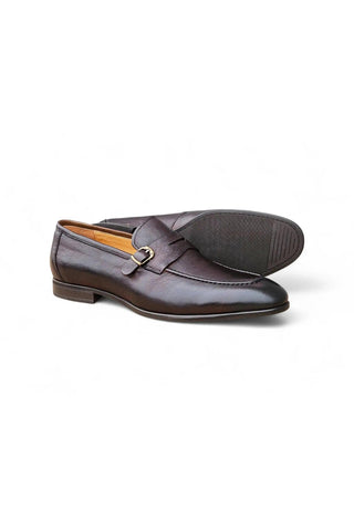 Carruci KS223-06 Leather Penny Loafer-AmbrogioShoes