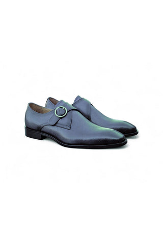 Carruci KS509-20 Leather Single Monk-Strap-AmbrogioShoes
