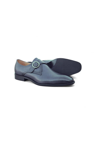 Carruci KS509-20 Leather Single Monk-Strap-AmbrogioShoes