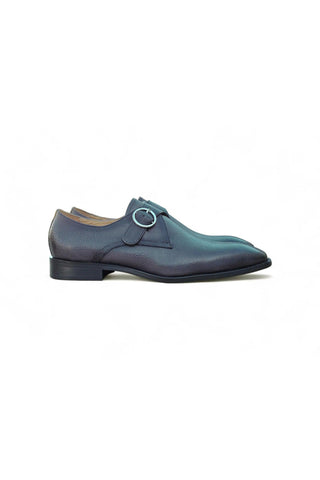 Carruci KS509-20 Leather Single Monk-Strap-AmbrogioShoes