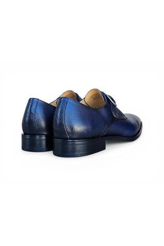 Carruci KS509-20 Leather Single Monk-Strap-AmbrogioShoes