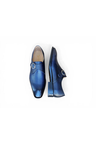 Carruci KS509-20 Leather Single Monk-Strap-AmbrogioShoes