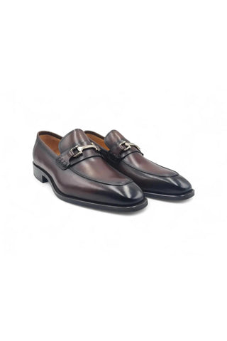 Carruci KS509-38 Leather Horse-Bit Loafer-AmbrogioShoes