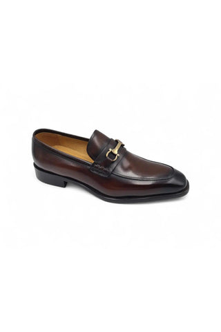 Carruci KS509-38 Leather Horse-Bit Loafer-AmbrogioShoes