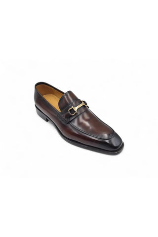 Carruci KS509-38 Leather Horse-Bit Loafer-AmbrogioShoes