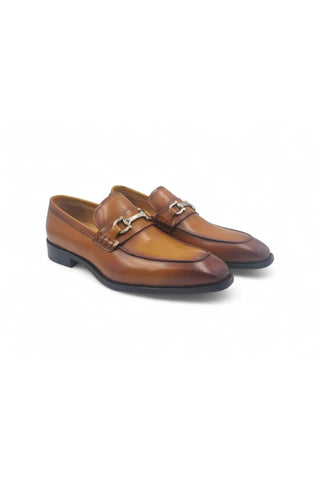 Carruci KS509-38 Leather Horse-Bit Loafer-AmbrogioShoes